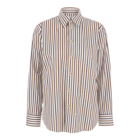Bottega Veneta Women Shirt Bold Stripe CottonPoplin